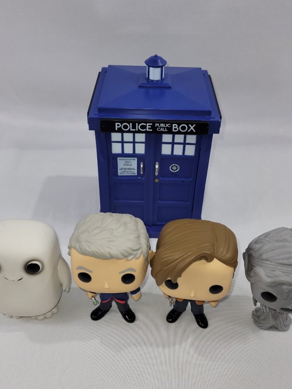 Funko Pop Doctor Who Tardis Adipose Weeping Angel 10th & 12th Dr Figures